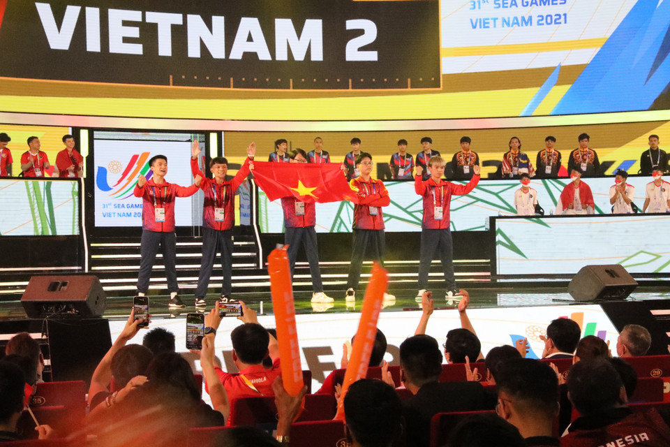 Vận động viên đội tuyển quốc gia Việt Nam 2. (Ảnh: Minh Đông/TTXVN)