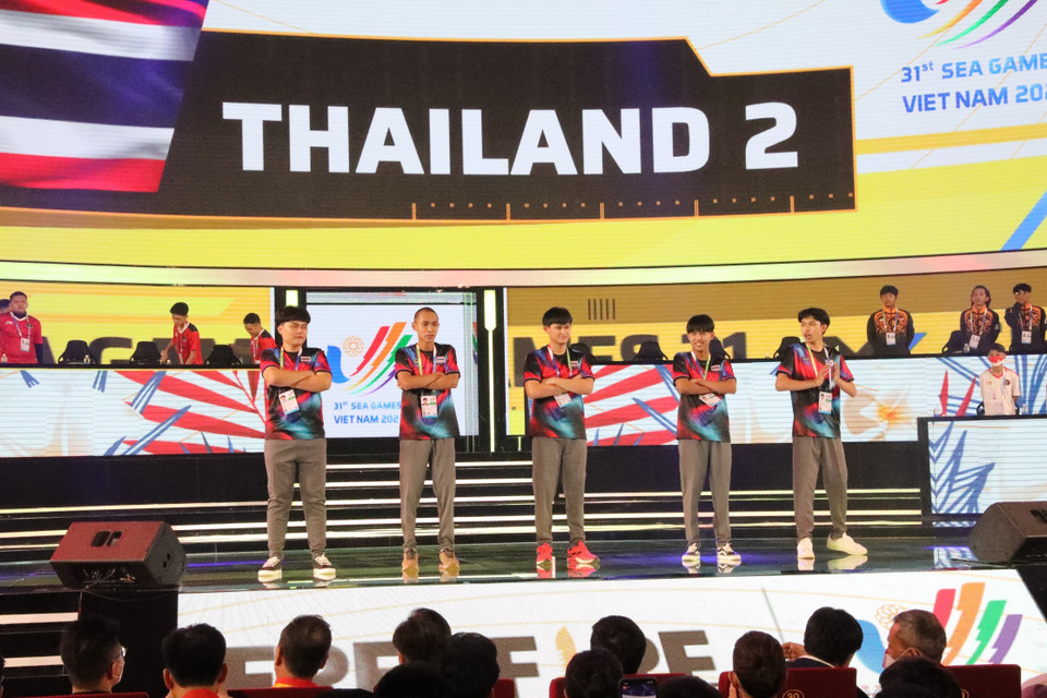  Vận động viên đội tuyển quốc gia Thái Lan 2. (Ảnh: Minh Đông/TTXVN)