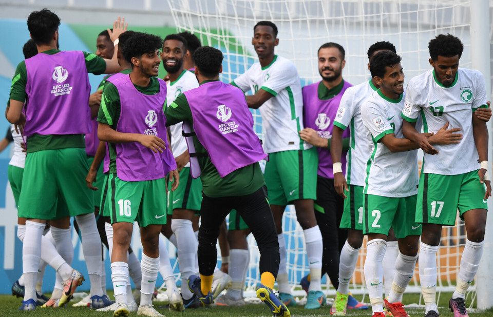 U23 Saudi Arabia giành nhất bảng D nhờ hiệu số tốt hơn U23 Nhật Bản. Đây cũng chính là đối thủ của U23 Việt Nam ở tứ kết. (Nguồn: AFC)