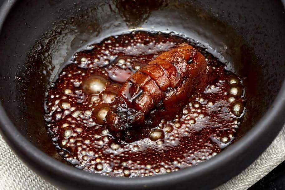 Khoai lang hầm đường mật.