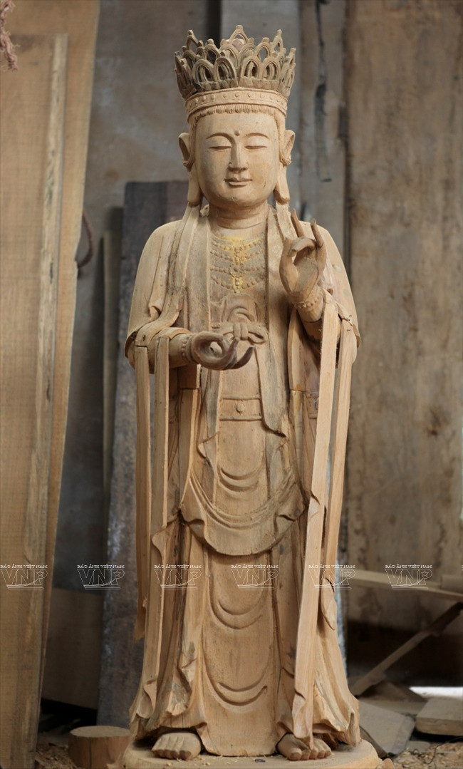 Điều quan trọng trong mỗi sản phẩm là cái 'hồn', vì vậy người thợ làm tượng phải có tư duy hội họa và tập trung cao bởi nếu không thì pho tượng sẽ sai tỷ lệ