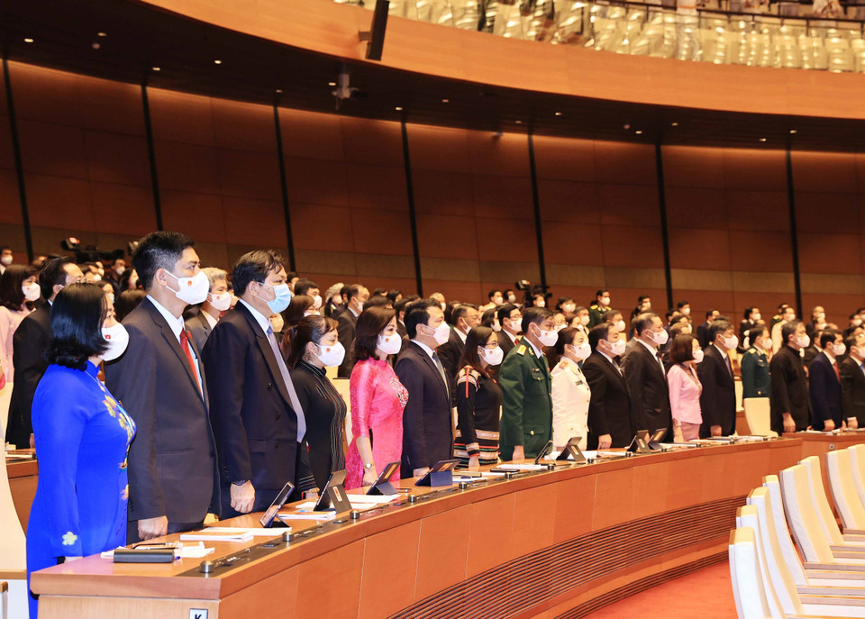 Lễ khai mạc diễn ra tại Phòng họp Diên Hồng, Nhà Quốc hội ở Thủ đô Hà Nội. (Ảnh: Thống Nhất/TTXVN)