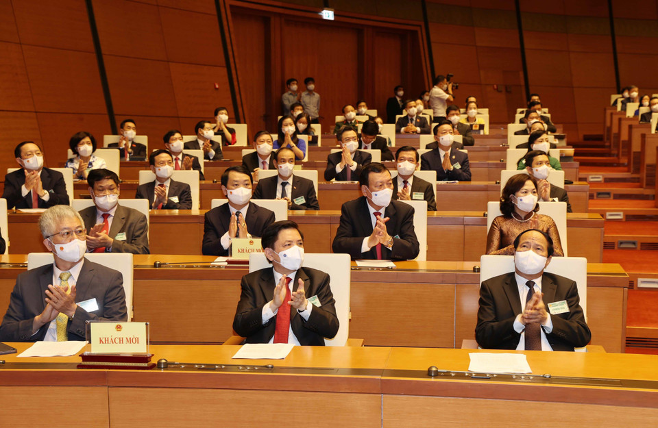 Các đại biểu dự Lễ khai mạc. (Ảnh: Trí Dũng/TTXVN)