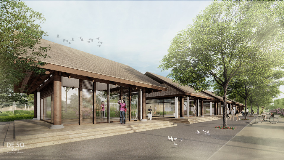 Phối cảnh quy hoạch bảo tồn, tôn tạo Khu lưu niệm Chủ tịch Hồ Chí Minh. (Nguồn: Vietnam+)