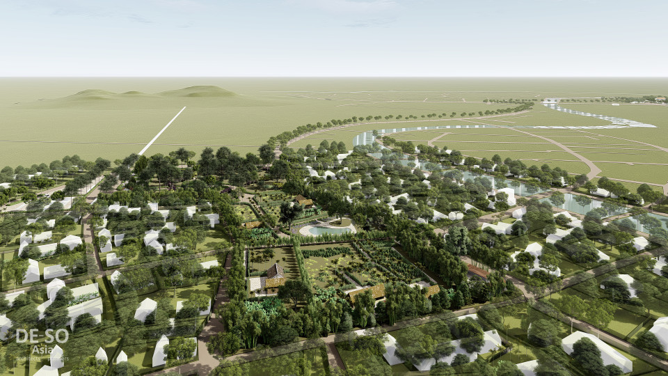 Phối cảnh quy hoạch bảo tồn, tôn tạo Khu lưu niệm Chủ tịch Hồ Chí Minh. (Nguồn: Vietnam+)