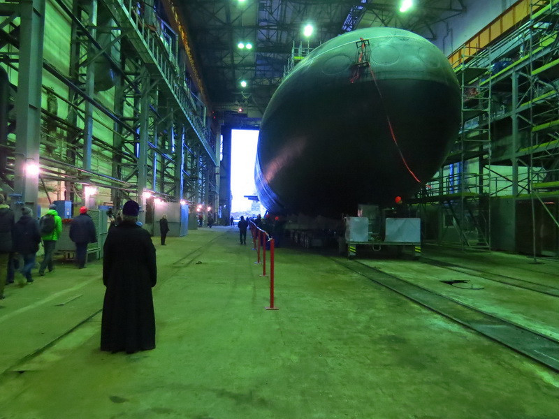 Tàu ngầm Novorossiysk sẽ được bàn giao cho Hải quân Nga vào năm 2014. (Ảnh: Flot.com)