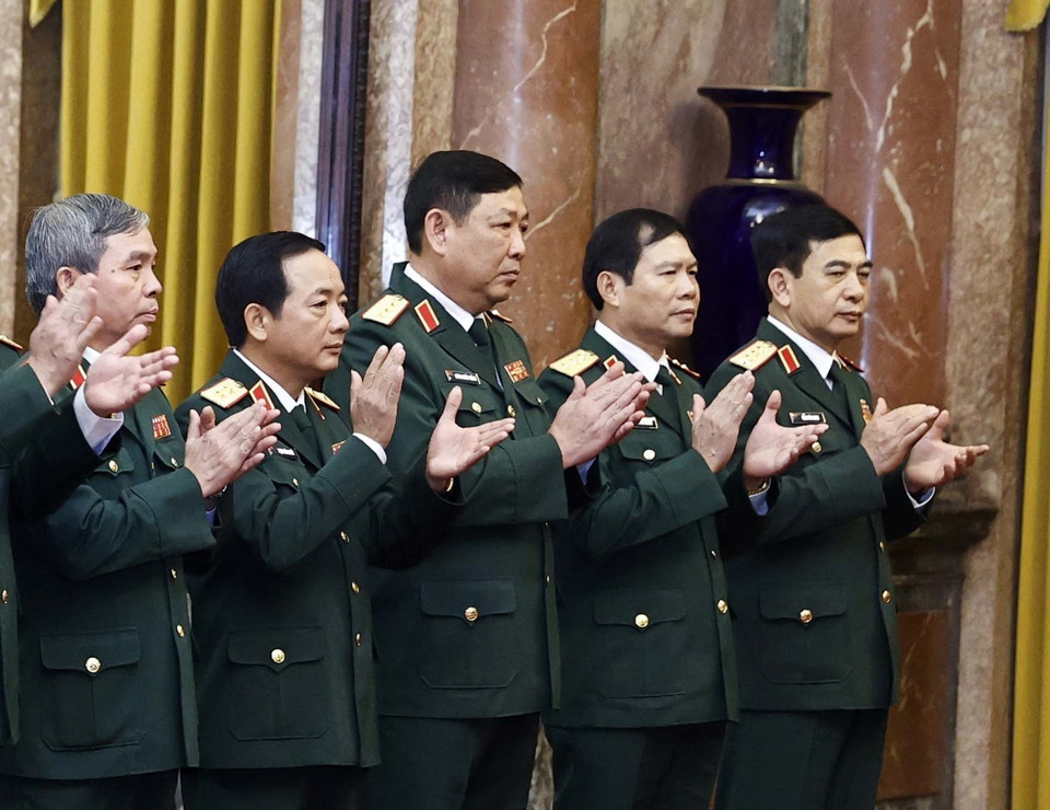 Các đại biểu tham dự buổi lễ. (Ảnh: Thống Nhất/TTXVN)