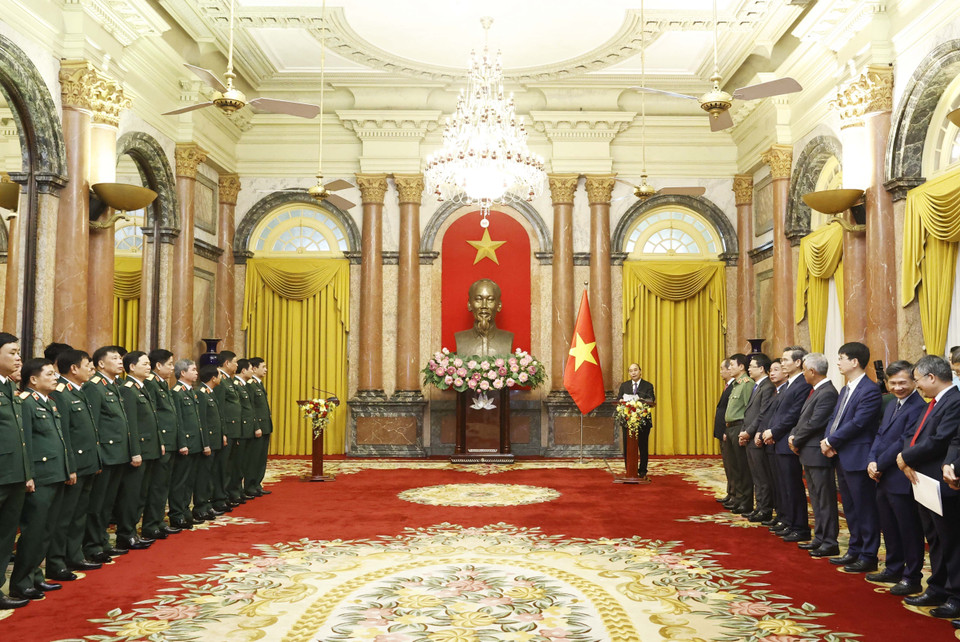 Quang cảnh buổi lễ. Ảnh: Thống Nhất - TTXVN