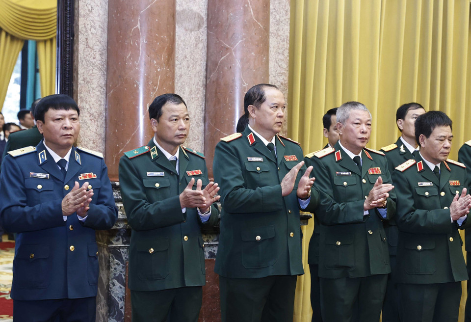 Các đại biểu tham dự buổi lễ. (Ảnh: Thống Nhất/TTXVN)