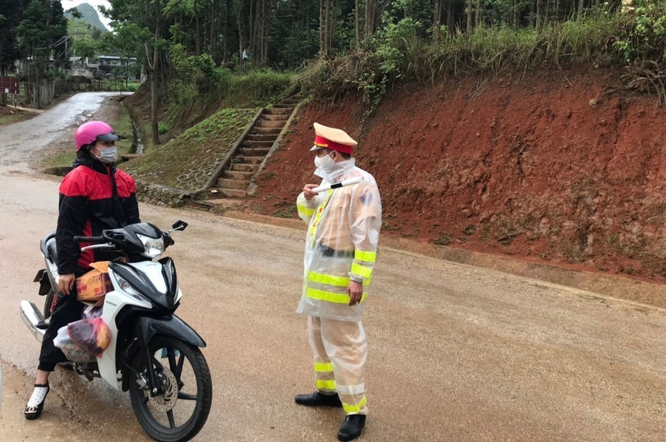 Thời gian thực hiện phong tỏa từ 9 giờ ngày 22/4/2020 đến khi có thông báo của ngành Y tế. (Ảnh: Minh Tâm/TTXVN)