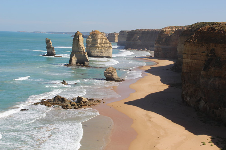 Đại lộ Mười Hai Tông Đồ dẫn tới công viên quốc gia Port Campbell của Australia. (Nguồn: Sputnik)