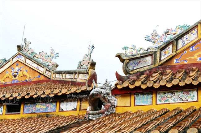 Nhiều chi tiết kiến trúc cung đình Huế nay đã được tu sửa trở lại như xưa. (Ảnh: Hoàng Quang Hà/Báo ảnh Việt Nam)