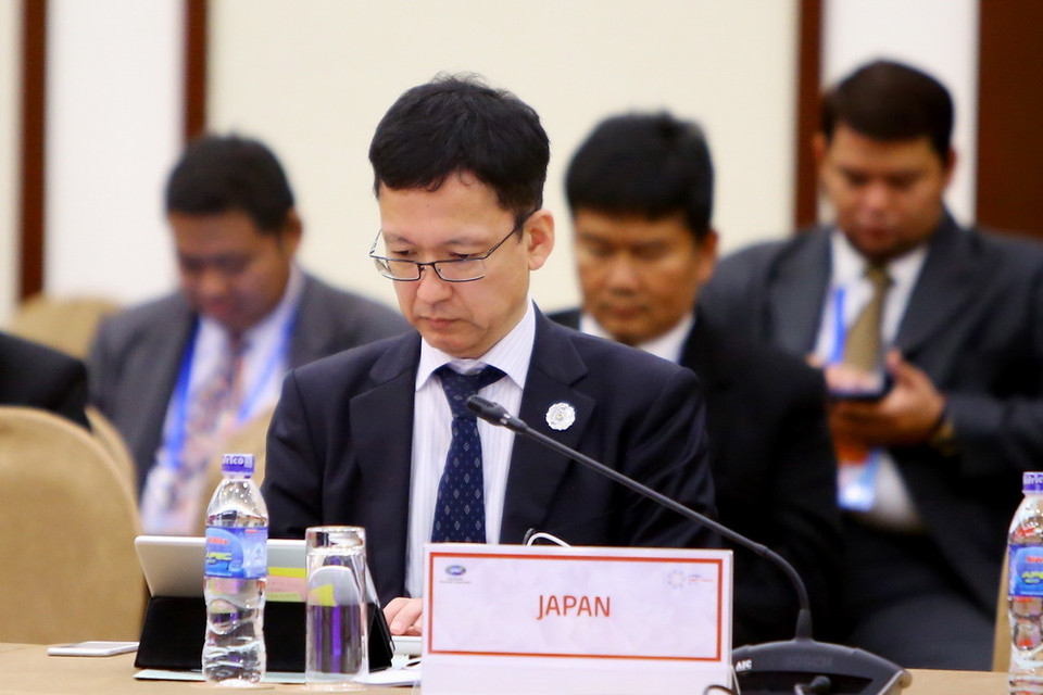 Đại biểu đại diện nền kinh tế Nhật Bản tham dự Hội nghị. (Ảnh: TTXVN)