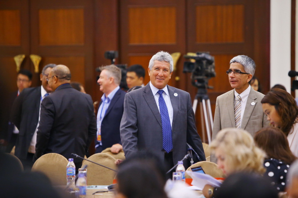 Các đại biểu bên lề hội nghị. (Ảnh: TTXVN)