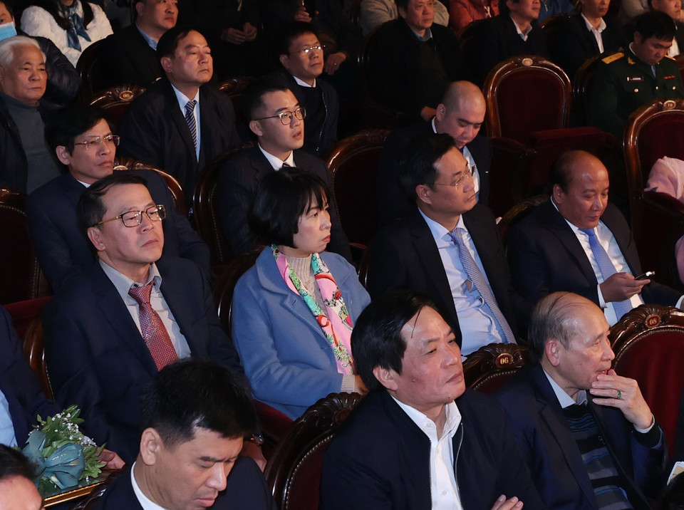 Các đại biểu tham dự buổi lễ. (Ảnh: Thống Nhất/TTXVN)