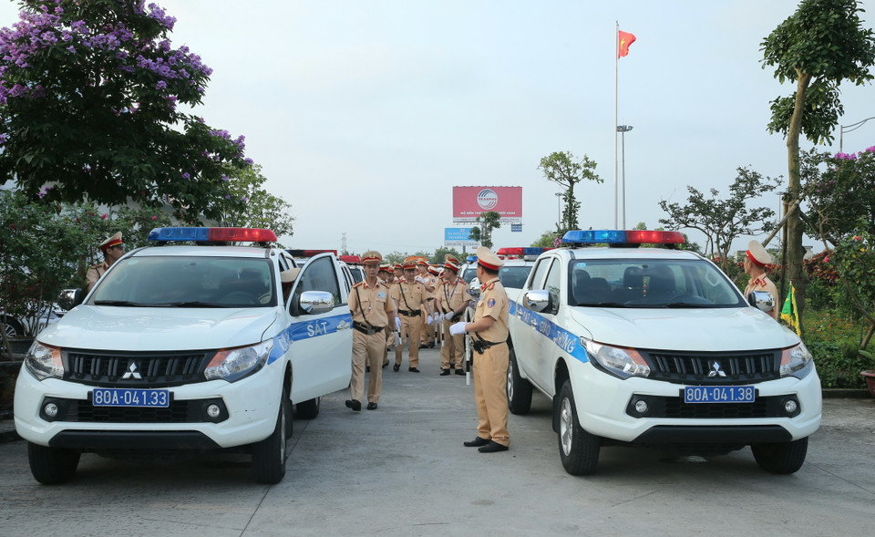 Đặc biệt chú ý những lỗi về nồng độ cồn, ma túy, tốc độ, lạng lách, đánh võng. (Ảnh: Doãn Tấn/TTXVN)