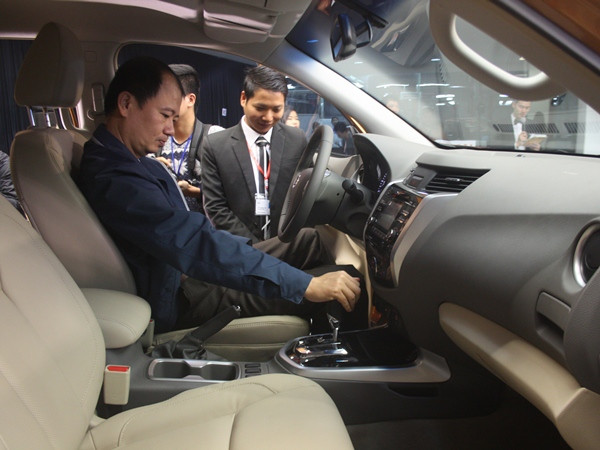 Ghế lái được lấy cảm hứng từ ghế không trọng lượng của phi hành gia. (Ảnh: Việt Hùng/Vietnam+)