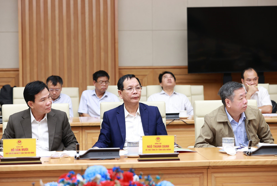 Đại diện các bộ, ngành, địa phương tham dự cuộc họp. (Ảnh: Dương Giang/TTXVN)