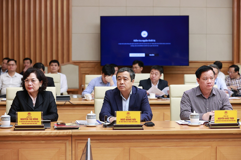 Đại diện các bộ, ngành, địa phương tham dự cuộc họp. (Ảnh: Dương Giang/TTXVN)