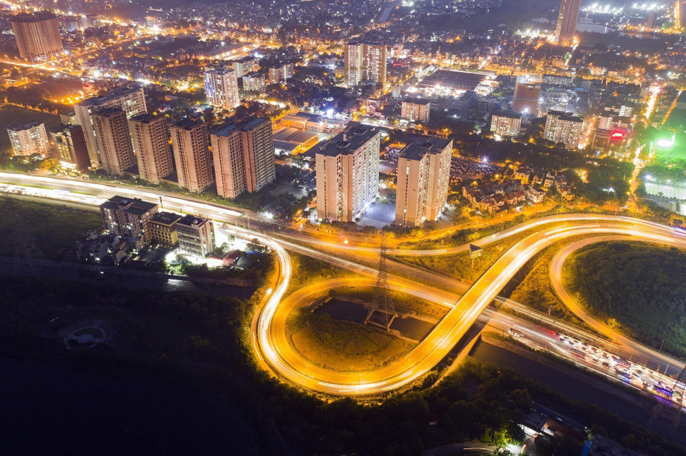 Khu đô thị Pháp Vân-Tứ Hiệp. (Ảnh: Ngọc Hà/TTXVN)