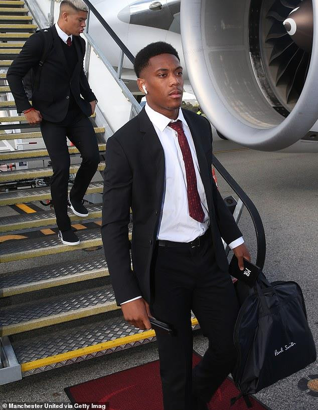Tiền đạo Anthony Martial.