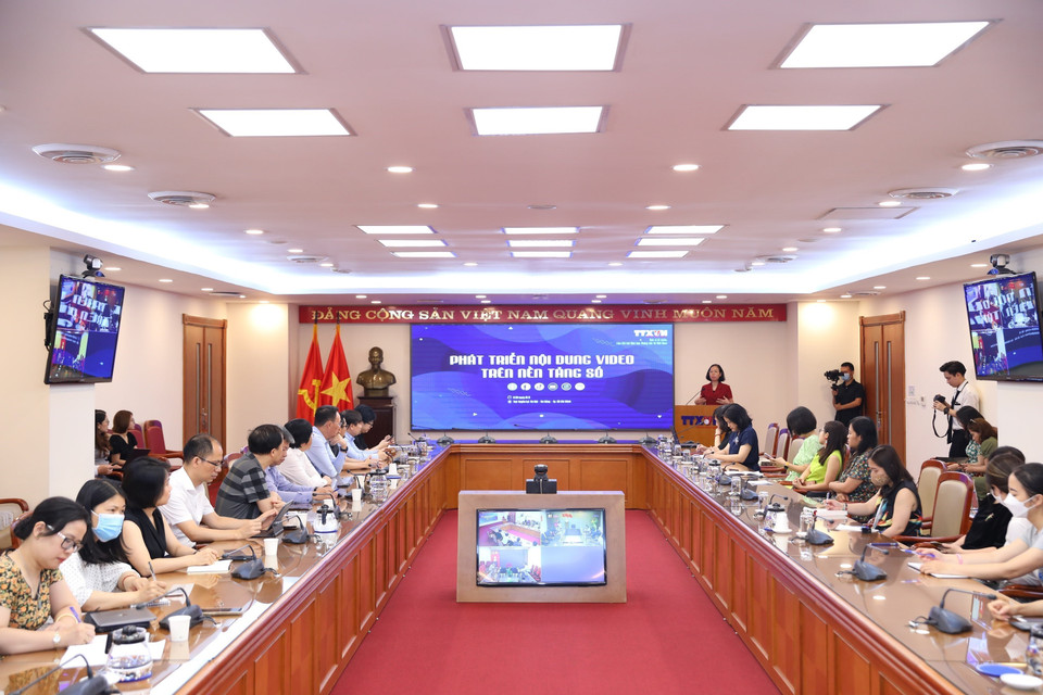 Quang cảnh hội thảo. (Ảnh: Hoàng Hiếu/TTXVN)