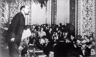 Đầu tháng 3/1919, Quốc tế Cộng sản thứ ba được thành lập tại Moskva dưới sự lãnh đạo của V.I.Lenin, đánh dấu sự thắng lợi của chủ nghĩa Marx-Lenin đối với khuynh hướng cơ hội hữu khuynh và chủ nghĩa sôvanh. (Ảnh: Tư liệu/TTXVN)