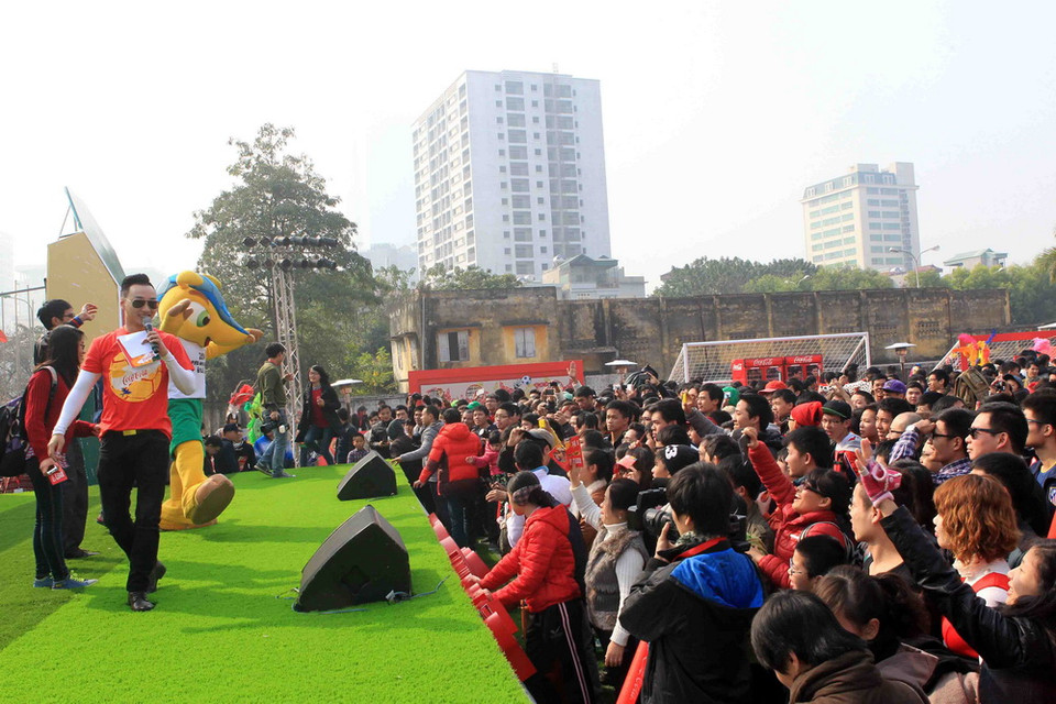 Quang cảnh buổi giao lưu. (Ảnh: Quốc Khánh/TTXVN)