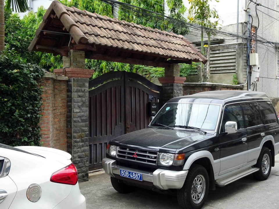 Nhà riêng nguyên Chủ tịch thành phố Đà Nẵng là ông Trần Văn Minh tại số K25/10 đường Lý Thường Kiệt. (Ảnh: Lê Lâm/TTXVN)