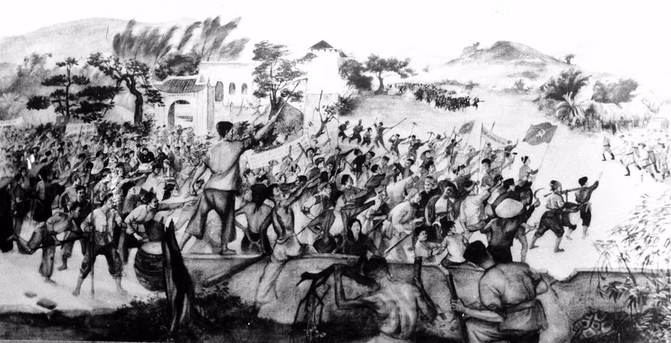 Phong trào Xô Viết-Nghệ Tĩnh, đỉnh cao của cao trào cách mạng 1930 - 1931 tuy thất bại nhưng đã chứng tỏ tinh thần oanh liệt và năng lực cách mạng của nhân dân lao động Việt Nam, là cuộc tổng diễn tập đầu tiên cho thắng lợi của Cách mạng Tháng Tám năm 1945. (Ảnh: Tư liệu TTXVN)