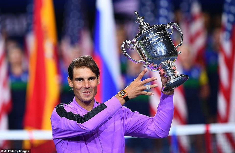 Rafael Nadal vô địch US Open 2019, qua đó nâng số danh hiệu giành được tại giải đấu này lên con số 4.