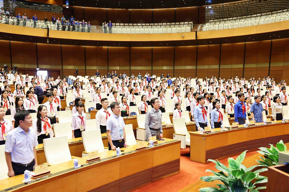Các đại biểu tham dự phiên họp. (Ảnh: Minh Đức/TTXVN)