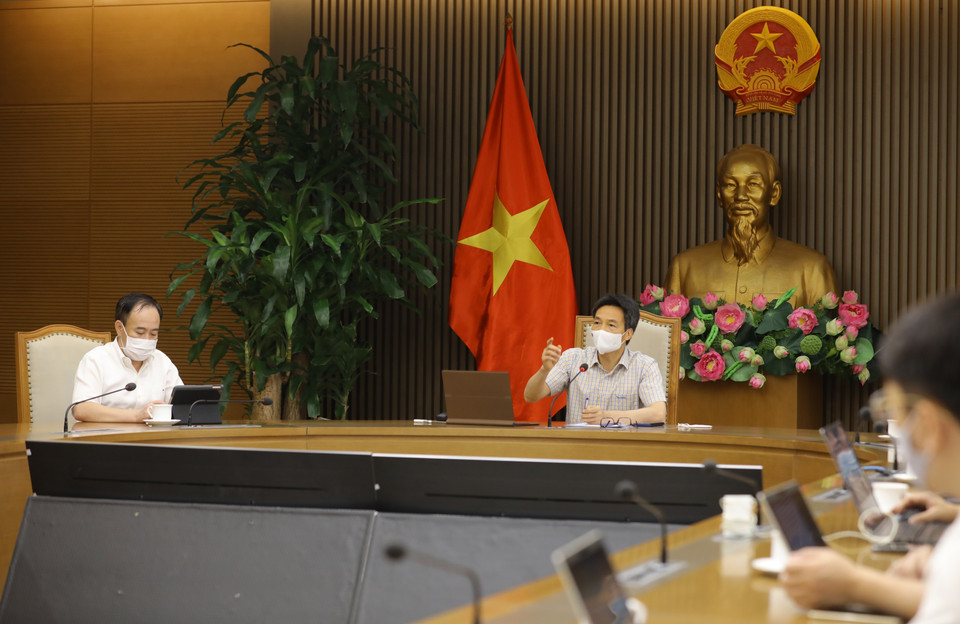 Phó Thủ tướng Vũ Đức Đam chủ trì. (Ảnh: Văn Điệp/TTXVN)