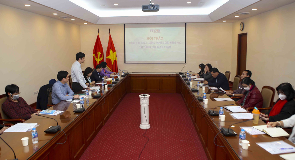 Quang cảnh tọa đàm. (Ảnh: Tuấn Đức/TTXVN)