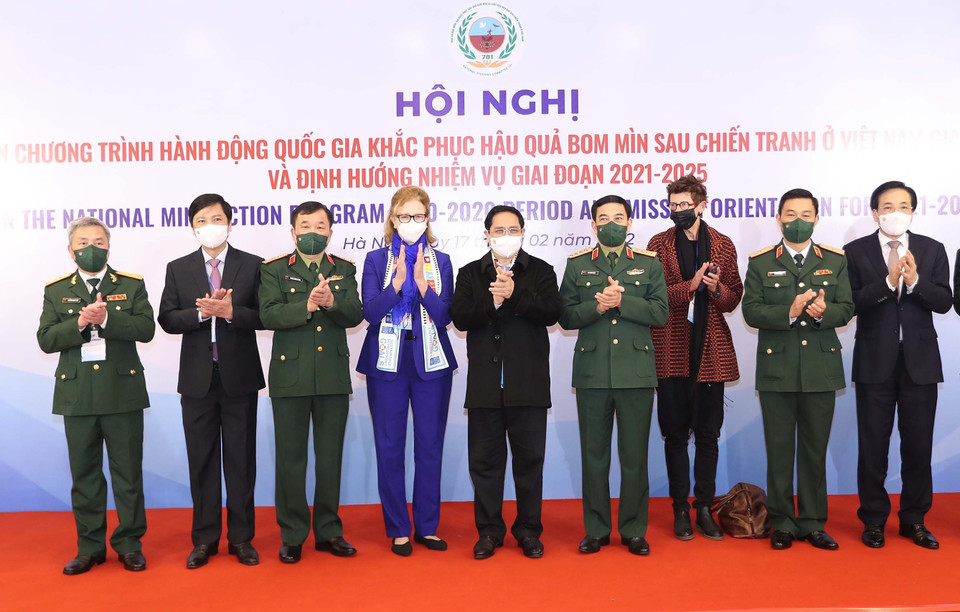 Thủ tướng Phạm Minh Chính và các đại biểu dự hội nghị. (Ảnh: Trọng Đức/TTXVN)