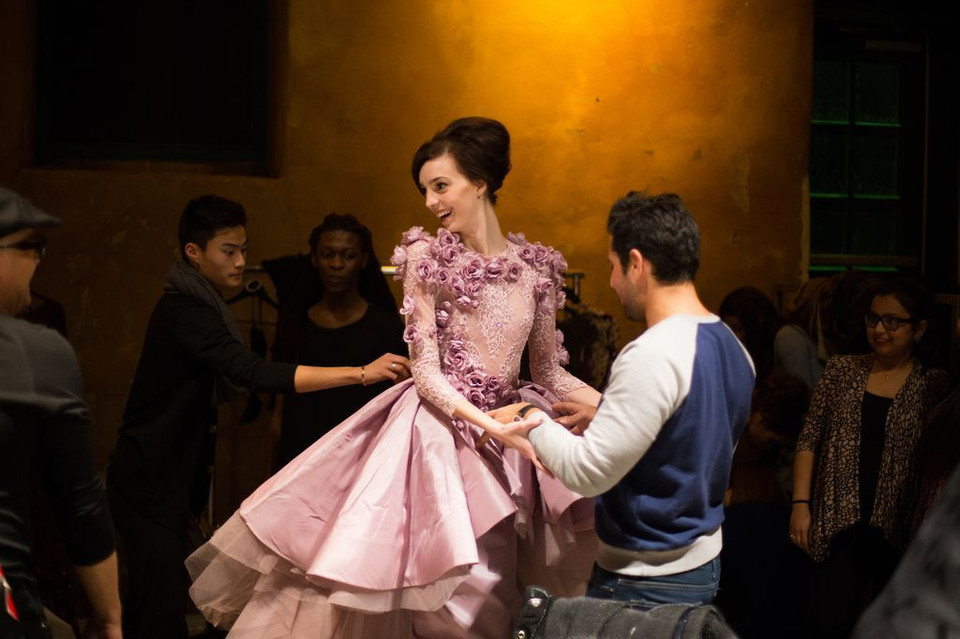 Một người mẫu tại Tuần lễ Thời trang Toronto. (Nguồn: NatGeo)