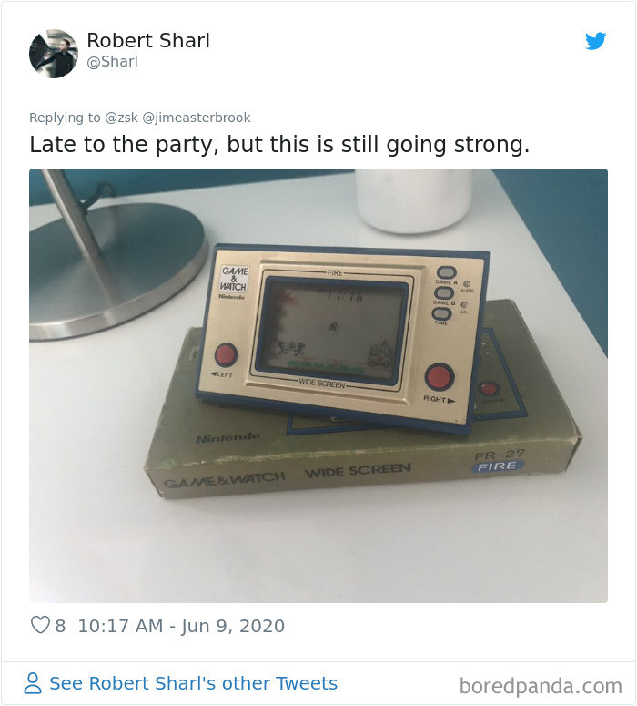 Chiếc máy chơi điện tử cầm tay đã lỗi mốt nhưng vẫn hoạt động tốt này là niềm ao ước của trẻ em ngày xưa.(Nguồn: Boredpanda)