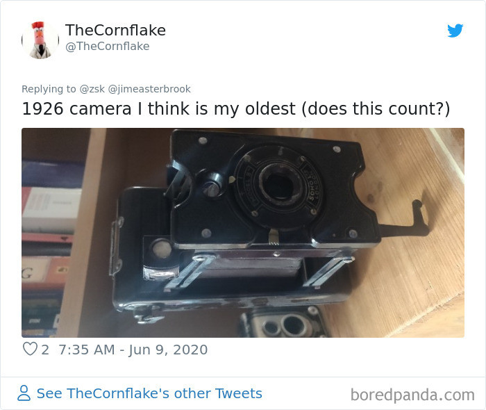 Chiếc máy ảnh cổ từ năm 1926. (Nguồn: Boredpanda)