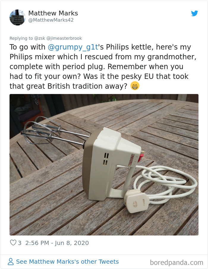 Một chiếc máy đánh trứng Philips cổ vẫn hoạt động bền bỉ. (Nguồn: Boredpanda)