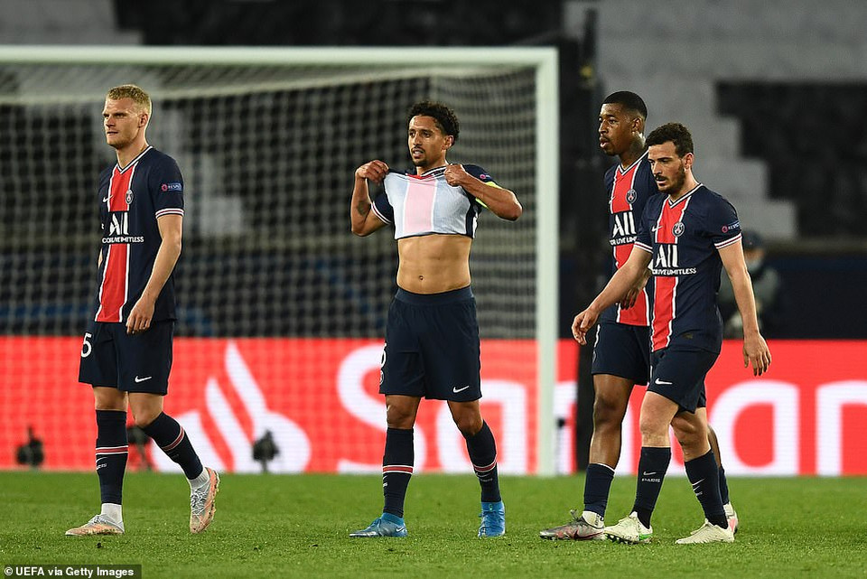 Thất bại 1-2 ngay trên sân nhà khiến PSG gặp nhiều khó khăn trước trận lượt về trên đất Anh vào tuần sau. (Nguồn: Getty Images)