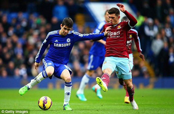 Ngay sau tiếng còi khai cuộc, Chelsea đã chủ động chơi dâng cao.