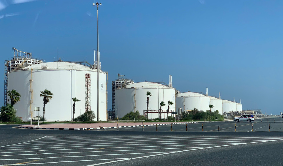 Nhà máy lọc dầu trong Khu Công nghiệp Ras Laffan, Qatar. (Ảnh: Dương Giang/TTXVN)