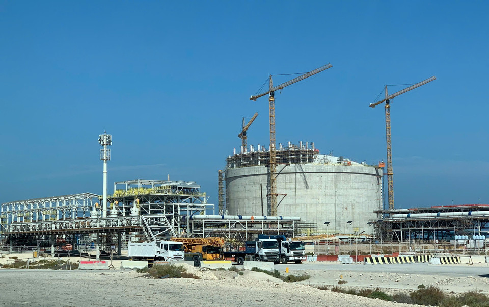 Nhà máy lọc dầu trong Khu Công nghiệp Ras Laffan, Qatar. (Ảnh: Dương Giang/TTXVN)