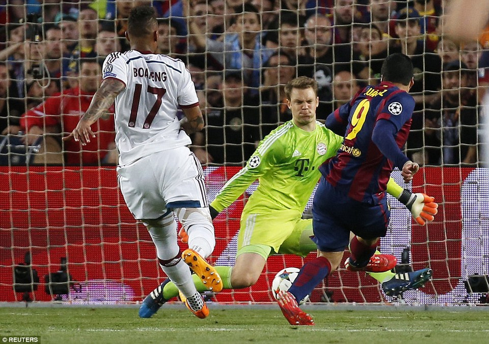 ...nhưng hết Suarez, 