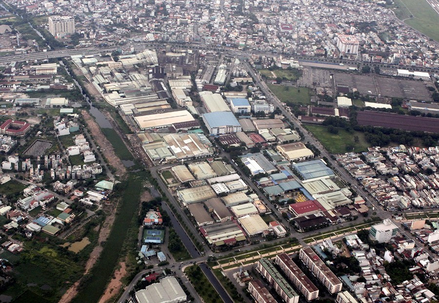 Thành phố Hồ Chí Minh là địa phương đầu tiên thành lập và đạt hiệu quả cao trong xây dựng và phát triển các khu chế xuất, khu công nghiệp. (Ảnh: Ngọc Hà/TTXVN)