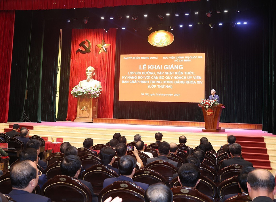 Tổng Bí thư, Chủ tịch nước Tô Lâm phát biểu chỉ đạo. (Ảnh: Trí Dũng/TTXVN)