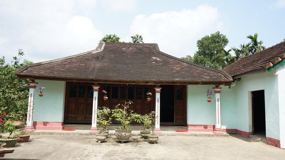 Một ngôi nhà rường cổ Hội Kỳ đã được sửa chữa, tân trang lại. (Ảnh: Thanh Thủy/TTXVN)