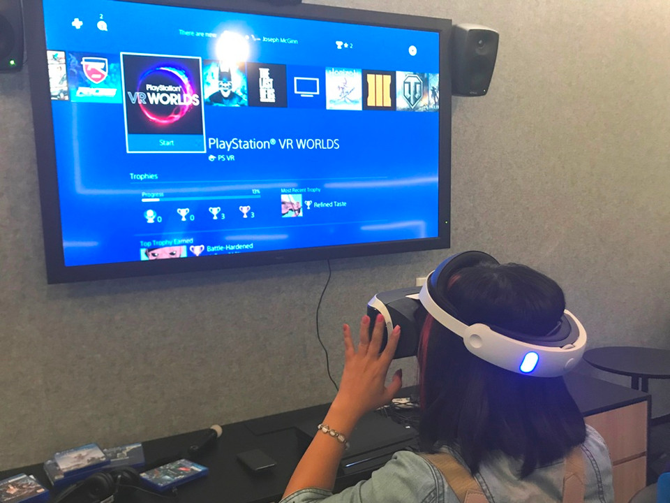 Không gian chơi game đẳng cấp tại Google. (Ảnh: PV/Vietnam+)