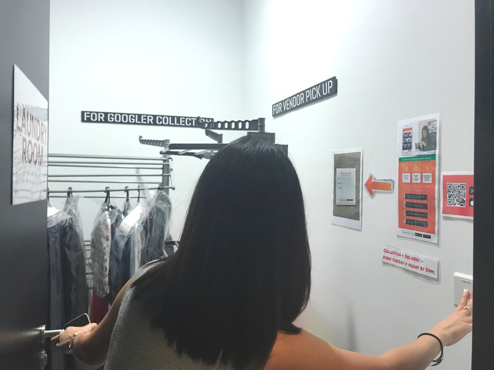 Các khu vực ngủ nạp năng lượng, spa, cắt tóc, tập gym... và thậm chí là giặt đồ đều có ở Google. (Ảnh: PV/Vietnam+)