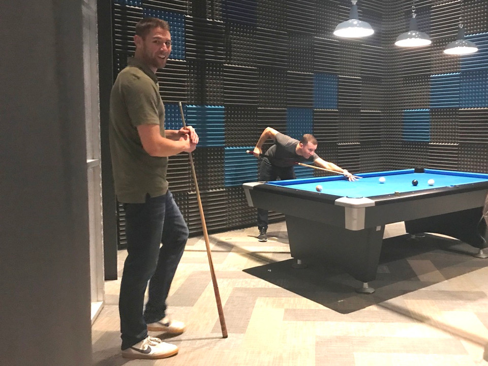 Các trò chơi thư giãn cũng không thiếu trong môi trường làm việc của Google. (Ảnh: PV/Vietnam+)